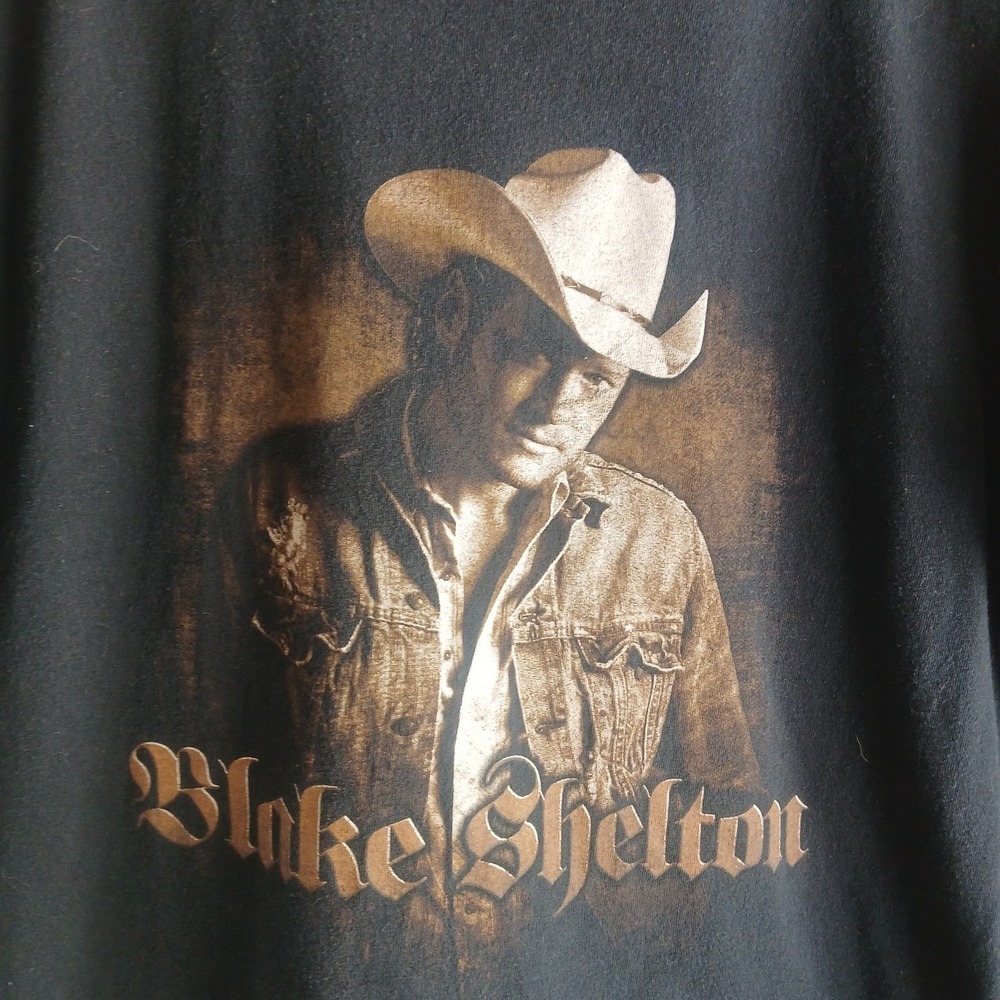 Blake Shelton On‎ Tour Vintage Tshirt Mens Large